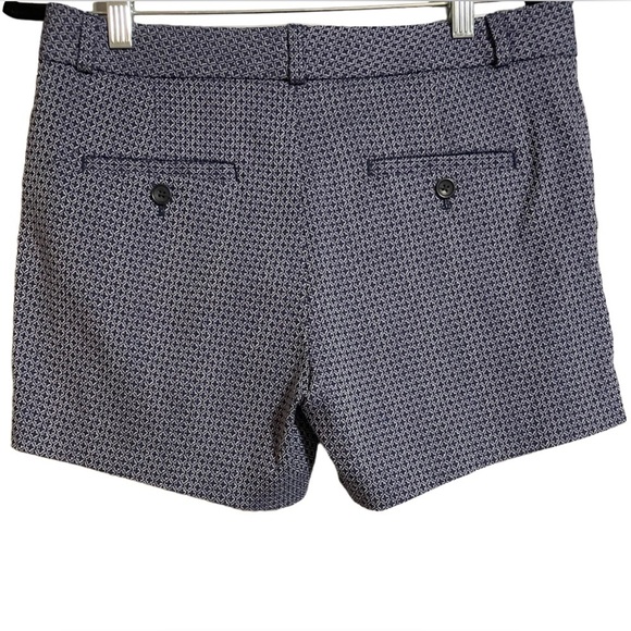 Banana Republic Shorts |Tailored Diamo Blue Shorts Color:Blue Size:4p - Picture 2 of 6